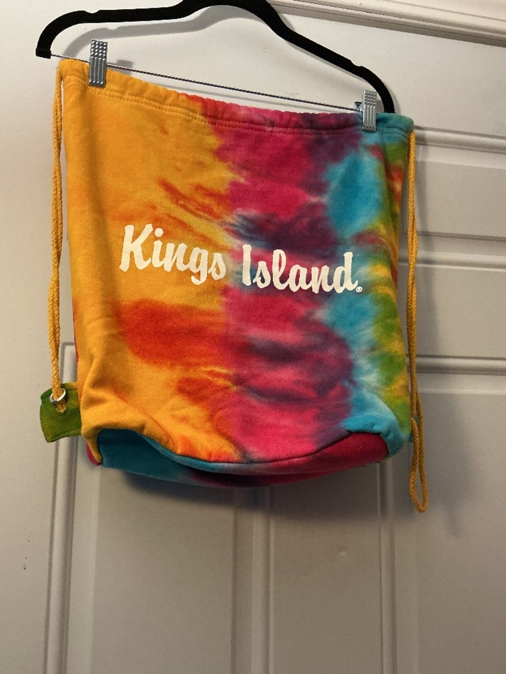 Cool Tie Dye KINGS ISLAND Drawstring bag tote purse